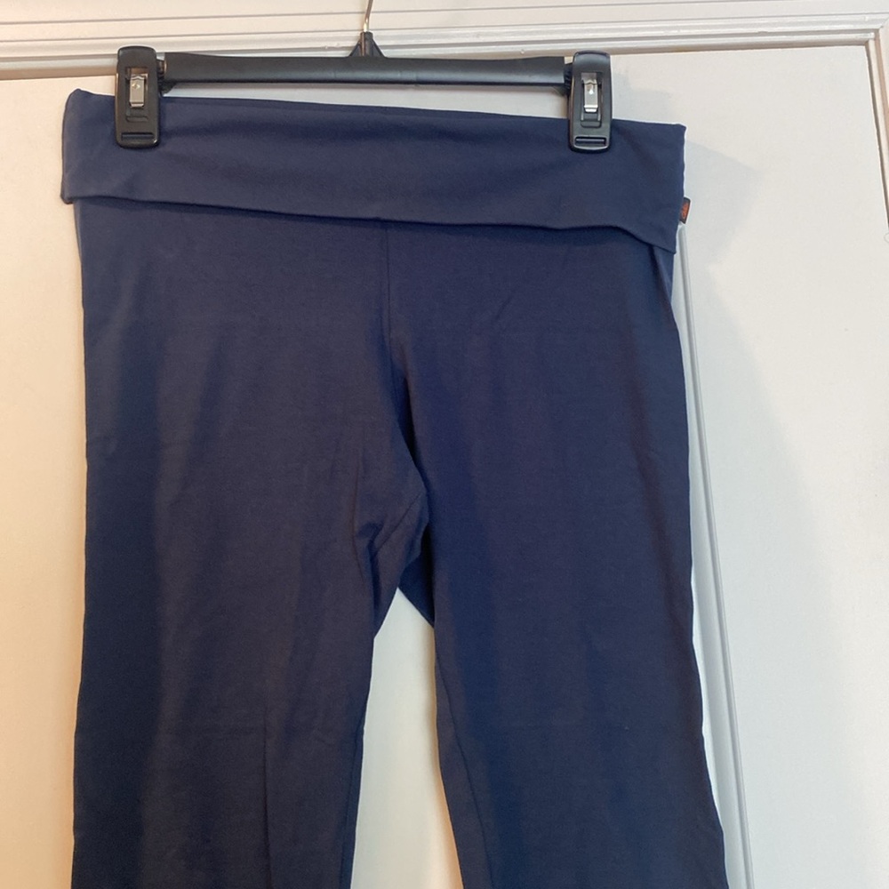 Le Donne Cotton Stretch Fold Over Logo Gym/Yoga Pants Never Used - Picture 6 of 16